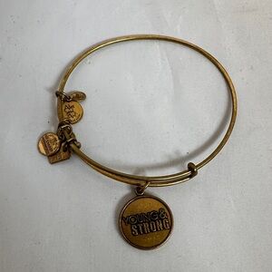 Alex and Ani Gold Bracelet with Charms